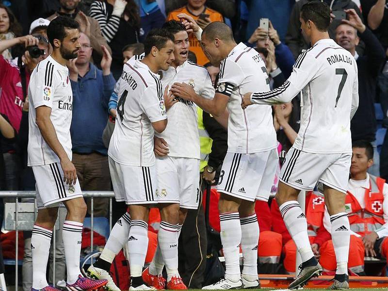 James Rodríguez guía al triunfo al Madrid