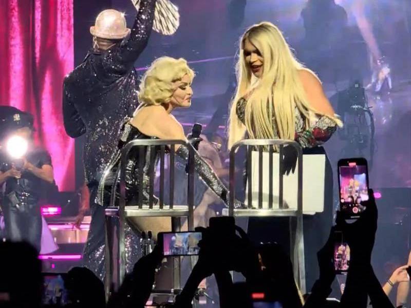 ¡Madonna y la influencer Wendy Guevara encienden las redes tras aparición sorpresa en pleno concierto!