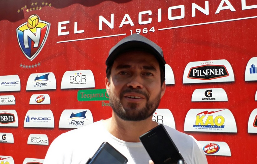 Jaime Iván Kaviedes se presentó en los entrenamientos de El Nacional