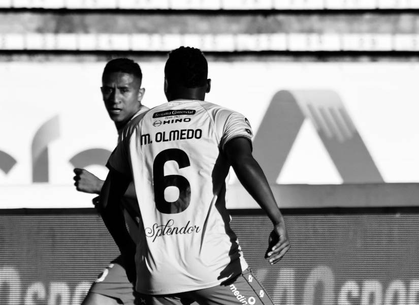 Marcos Olmedo en un partido con El Nacional Marcos Olmedo en un partido con El Nacional