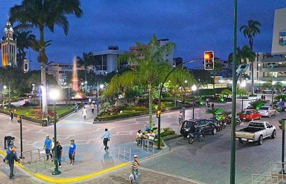 Imagen de archivo del centro de la ciudad de Machala, en la provincia de El Oro.