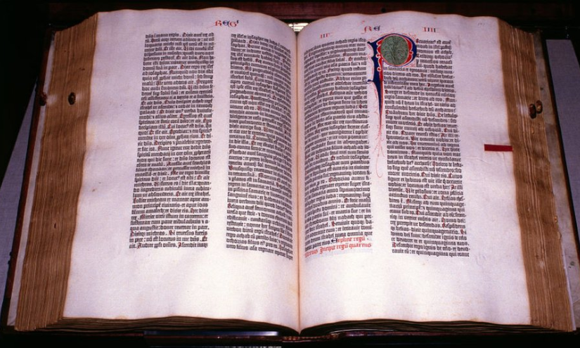 La Biblia de Gutenberg.