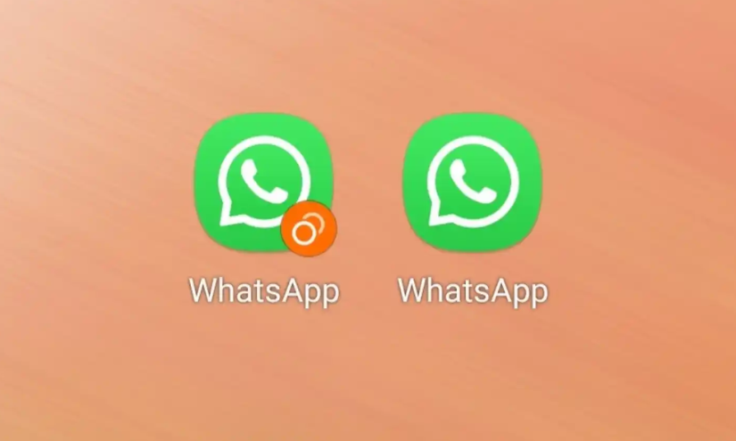 Así se verán los íconos de Whatsapp tras duplicar la sesión en otro dispositivo.