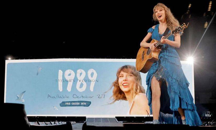 Durante un concierto de The Eras Tour, Taylor Swift anunció su próxima regrabación, 1989 (Taylor´s Version)