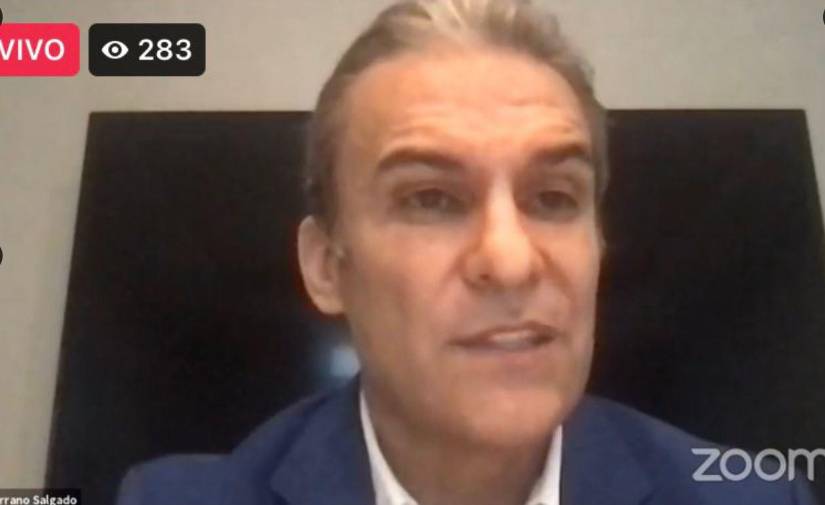 José Serrano en comparecencia virtual en la Comisión de Fiscalización. José Serrano en comparecencia virtual en la Comisión de Fiscalización.