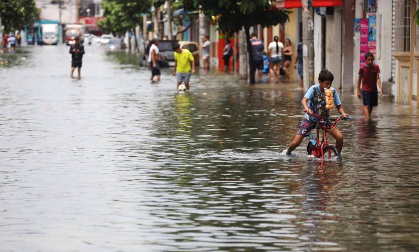 Inundaciones en Guayaquil.
