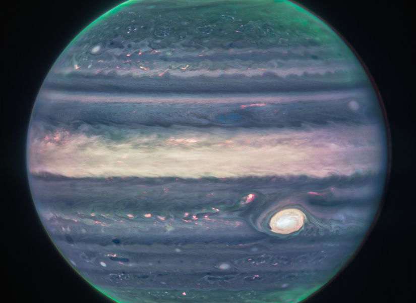Imágenes astronómicas captadas con infrarojo.