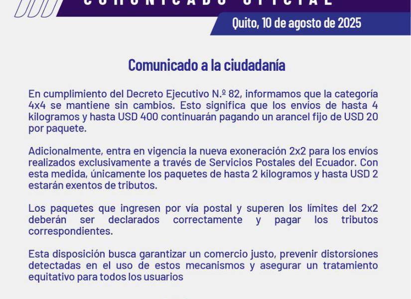 Imagen del comunicado Imagen del comunicado