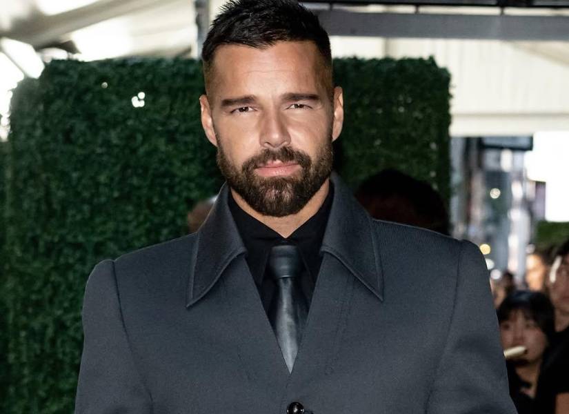 Ricky Martin durante un evento caritativo en Nueva York Ricky Martin durante un evento caritativo en Nueva York