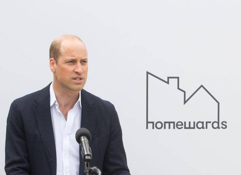 El Príncipe William durante el lanzamiento oficial del proyecto Homewards