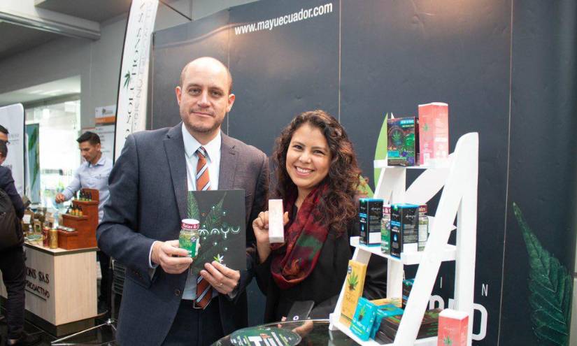 Vista de productos elaborados con cannabis facilitada por el Ministerio de la Producción de Ecuador. Vista de productos elaborados con cannabis facilitada por el Ministerio de la Producción de Ecuador.