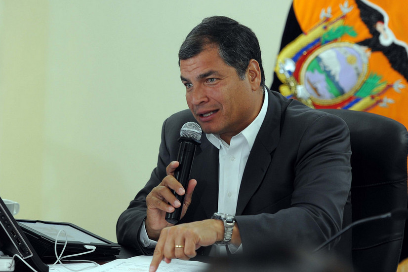 Presidente Correa se mostró contrario a la posibilidad de indulto a Jiménez