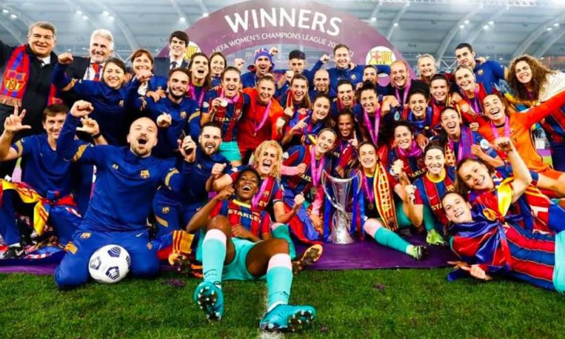 El FC Barcelona es uno de los clubes más exitosos del fútbol femenino.