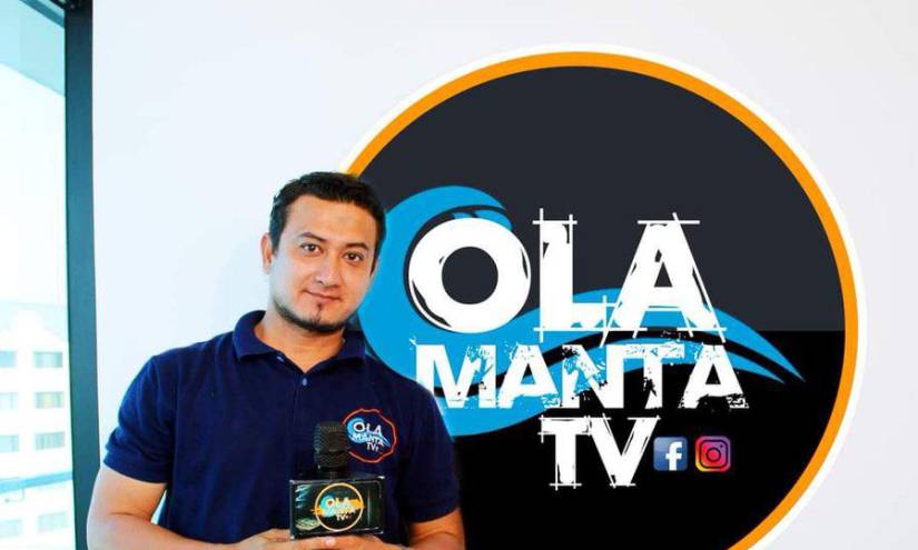Gerardo Delgado era el propietario de la plataforma digital Ola Manta TV.
