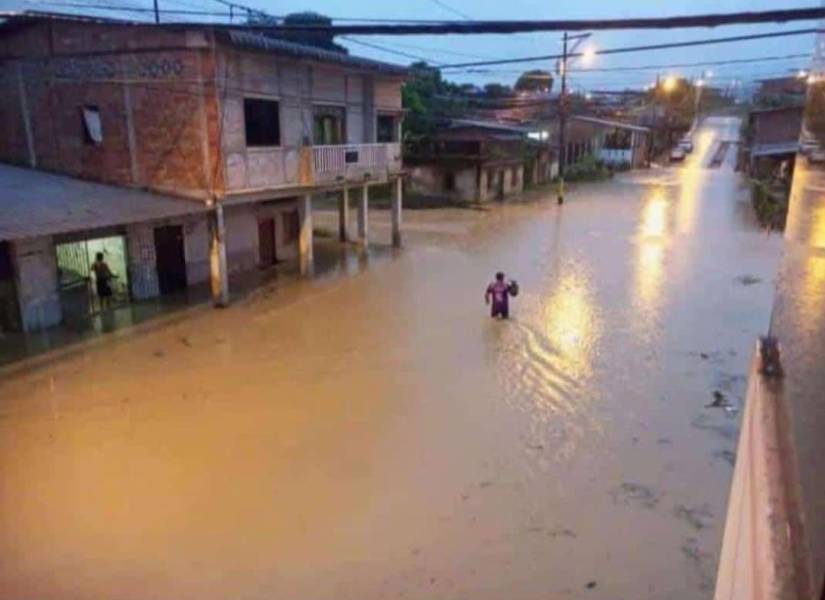 Inundaciones en Manabí.