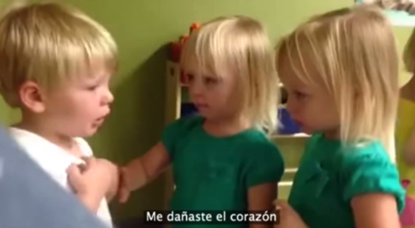 (VIDEO) La adorable pelea de niños que conquista las redes sociales