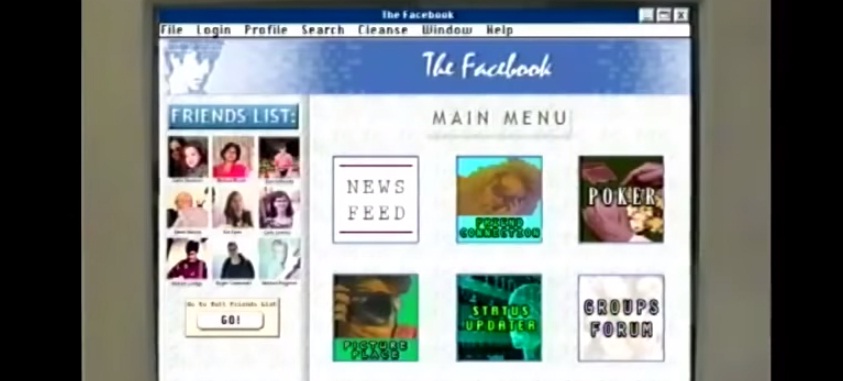 (VIDEO) Así hubiese sido Facebook en los años noventa
