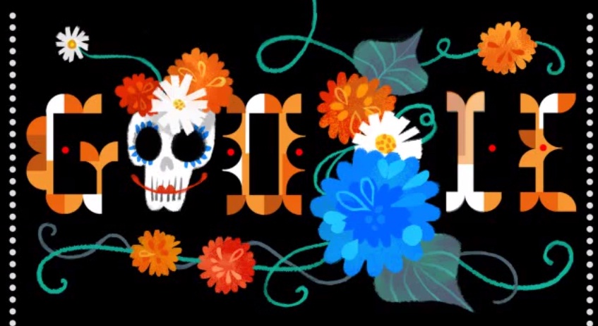 Google celebra el Día de los Difuntos con una tapa animada