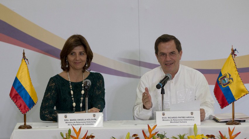Cancilleres Colombia y Ecuador analizarán relación bilateral mañana en Bogotá