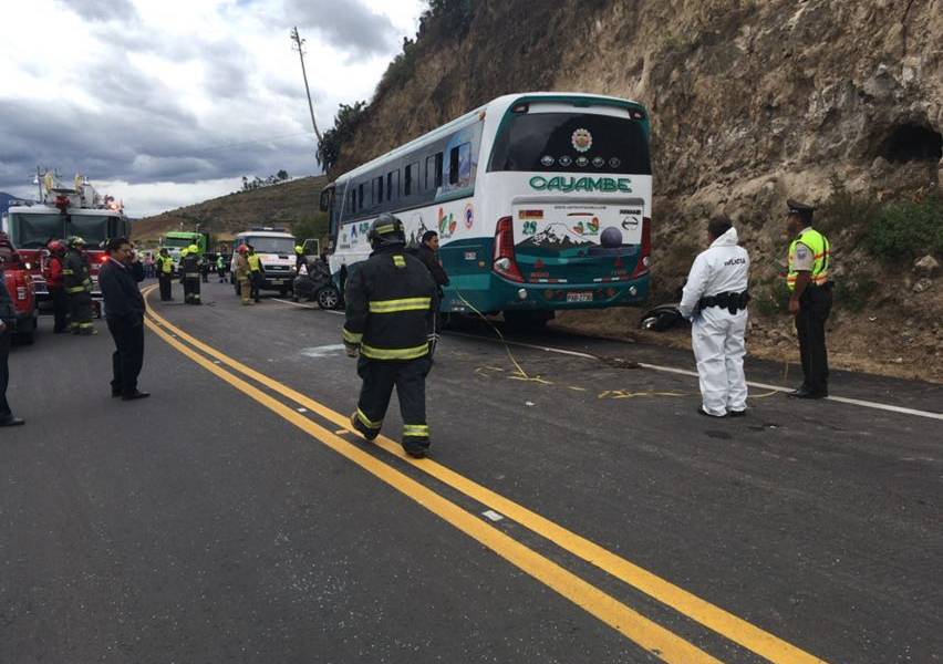 Accidente en la vía Panamericana deja cuatro colombianos fallecidos