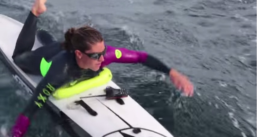 (VIDEO) Travesía antártica sobre un paddleboard