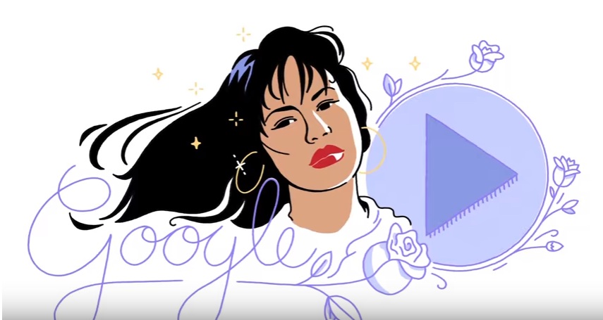 El homenaje con el que Google celebró a Selena Quintanilla