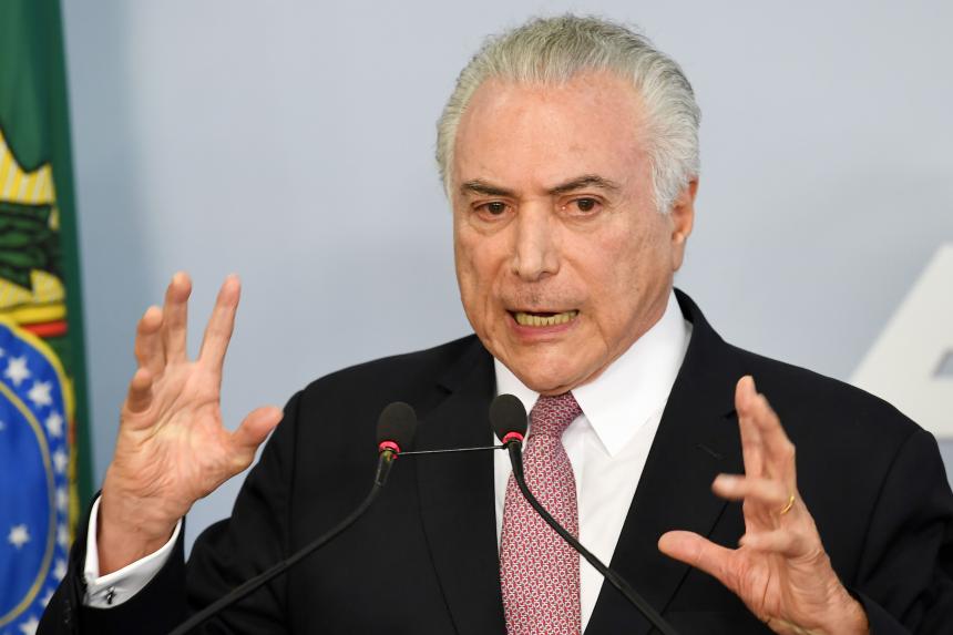 Presidente Temer ataca a la justicia ante posible nueva denuncia en Brasil