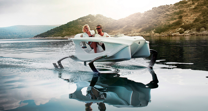 El Quadrofoil, un vehículo Fuera de Serie para navegar ríos y mares