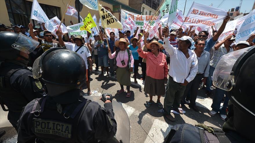 Protesta contra millonario proyecto minero en Perú ya lleva cuatro muertos