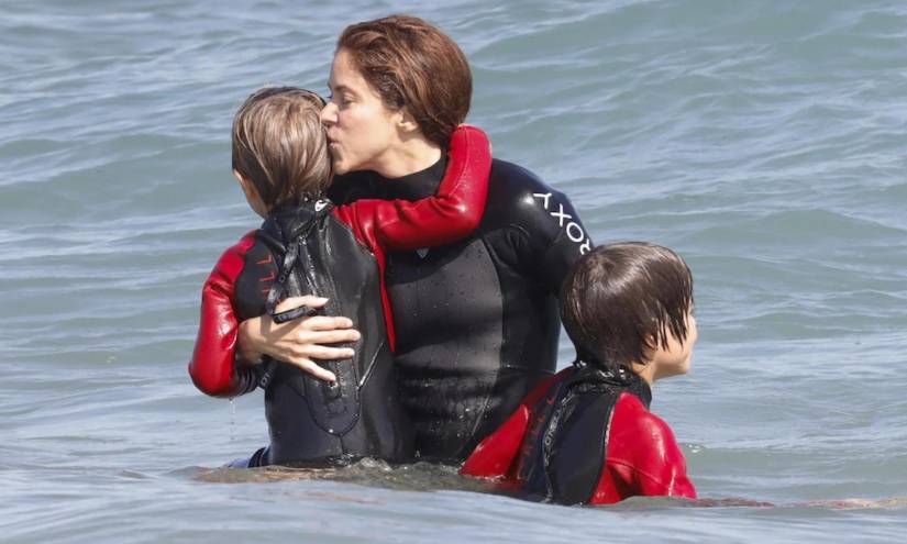 Imagen de archivo de Shakira y sus dos hijos.