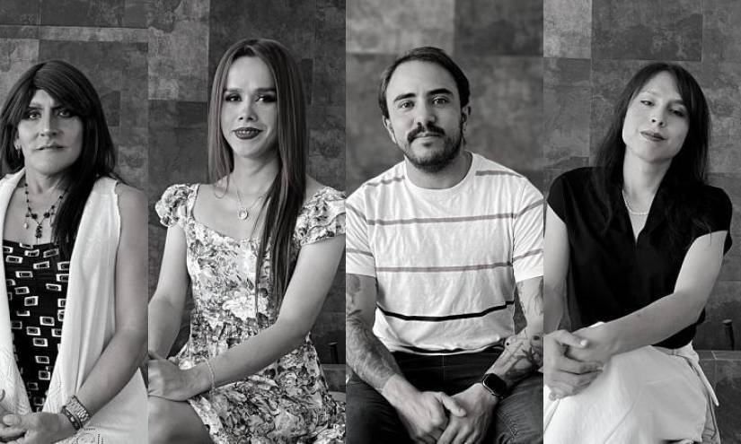 Sarah Flores, Isabel García, Emilio León y Núa Fuentes fueron entrevistados en relación a la tasa de desempleo trans en el Ecuador.
