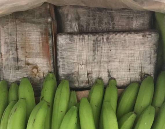 Imagen referencial para graficar el hallazgo de droga en un cargamento de banano.
