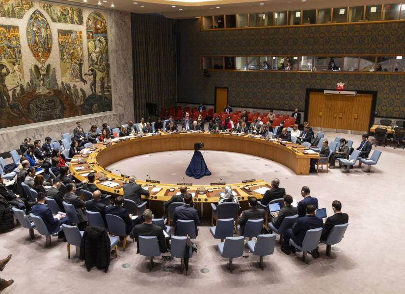 Vista general durante una reunión del Consejo de Seguridad de las Naciones Unidas, en una fotografía de archivo.