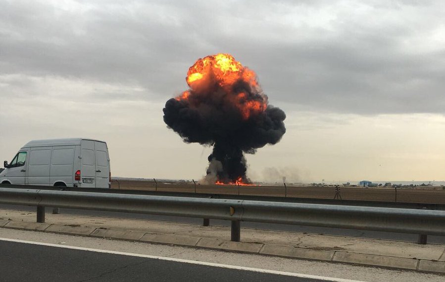España: muere piloto durante segundo accidente de avión militar en cinco días