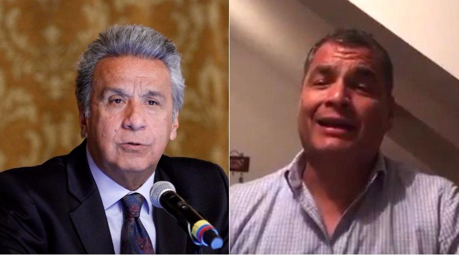 Rafael Correa responde al presidente Lenín Moreno sobre su regreso al país