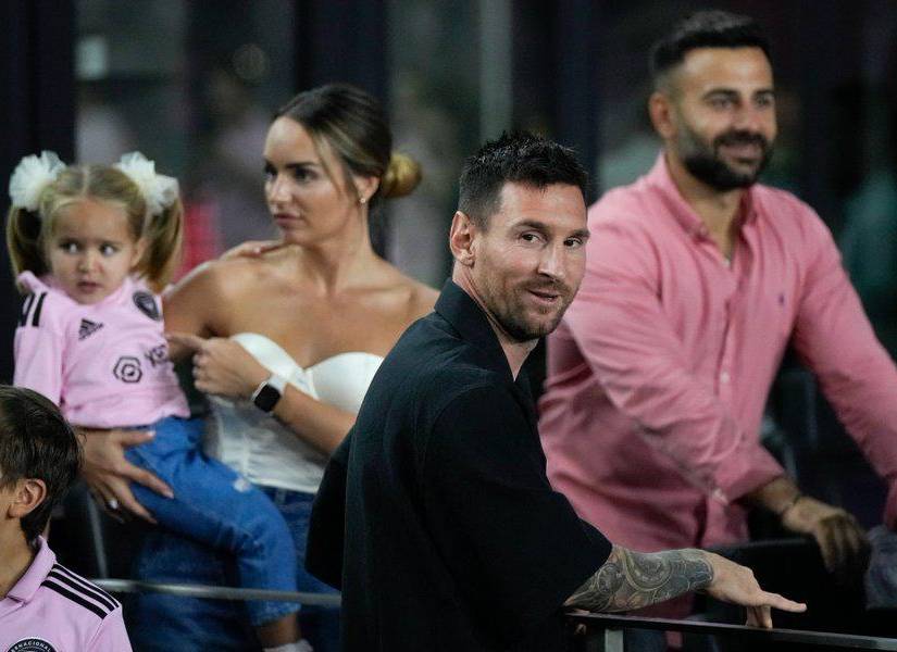Lionel Messi estuvo como un espectador más en el estadio del Inter Miami.