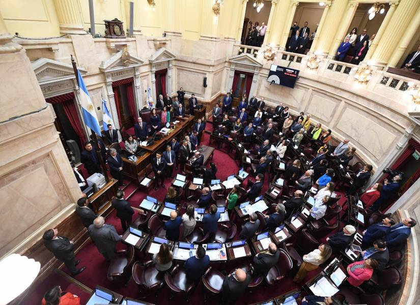 Sesión Ordinaria en el Senado de la Nación, Buenos Aires, Argentina, el 18 de abril del 2024.