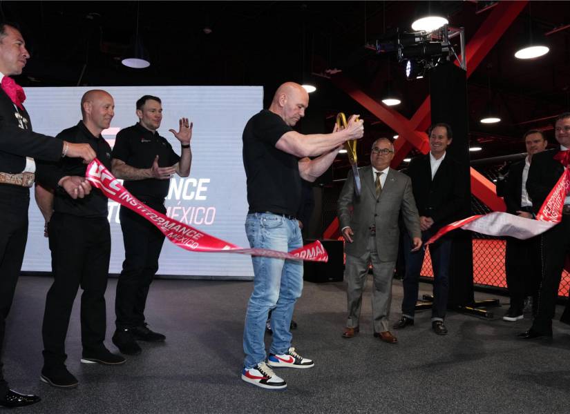 El presidente de la UFC, Dana White, inauguró el UFC Performance Institute este 23 de febrero del 2024.