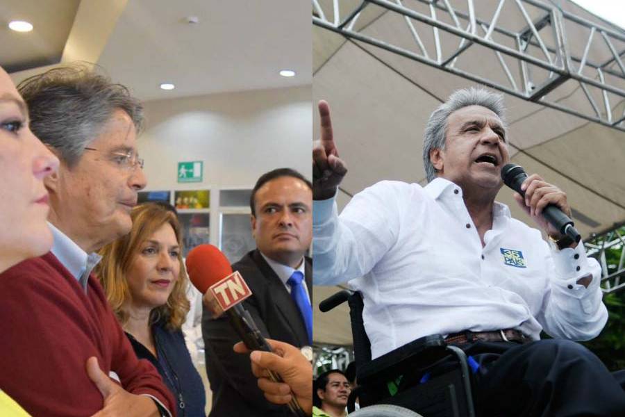 Lasso y Moreno inician recorridos tras elecciones del domingo