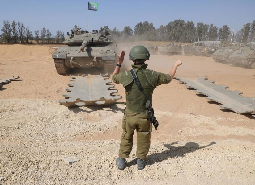 El ejército israelí en la Franja de Gaza.