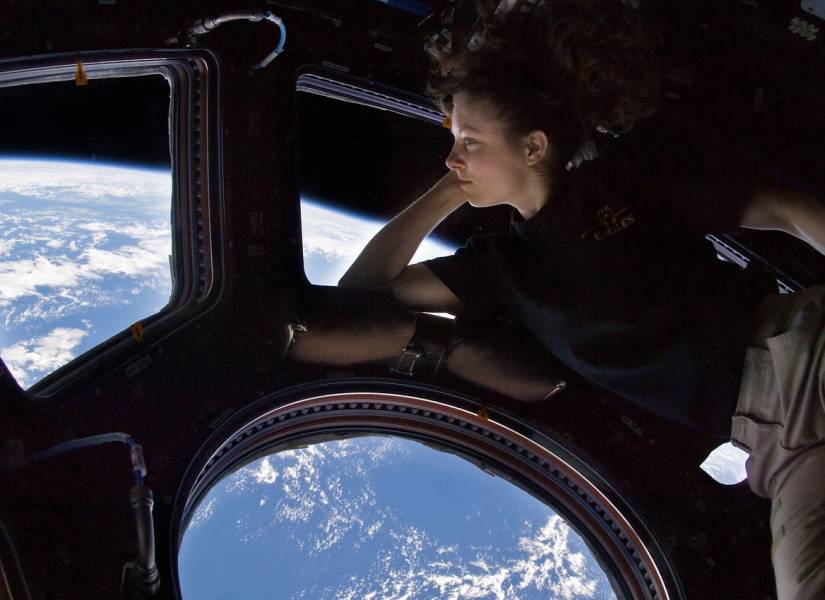 Imagen de una sección de la Estación Espacial Internacional