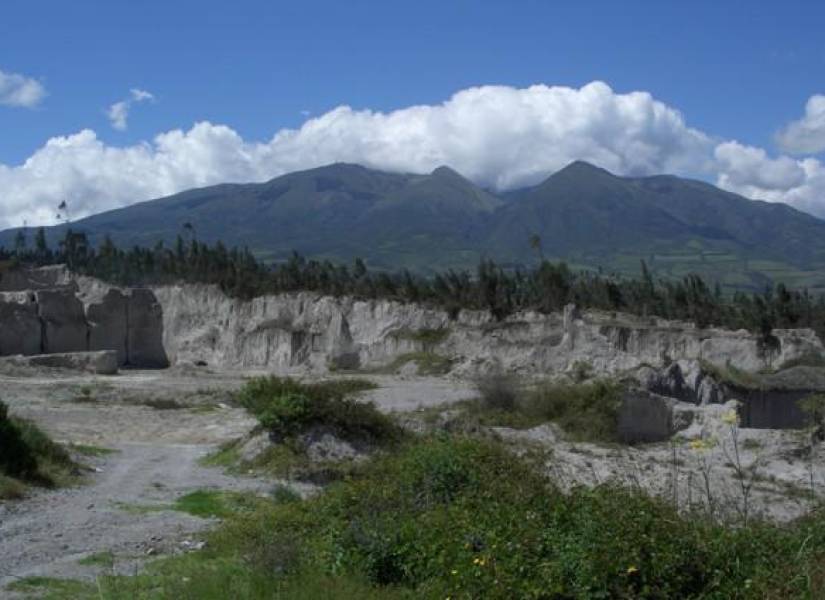Volcán Chachimbiro, ubicado en la provincia de Imbabura.