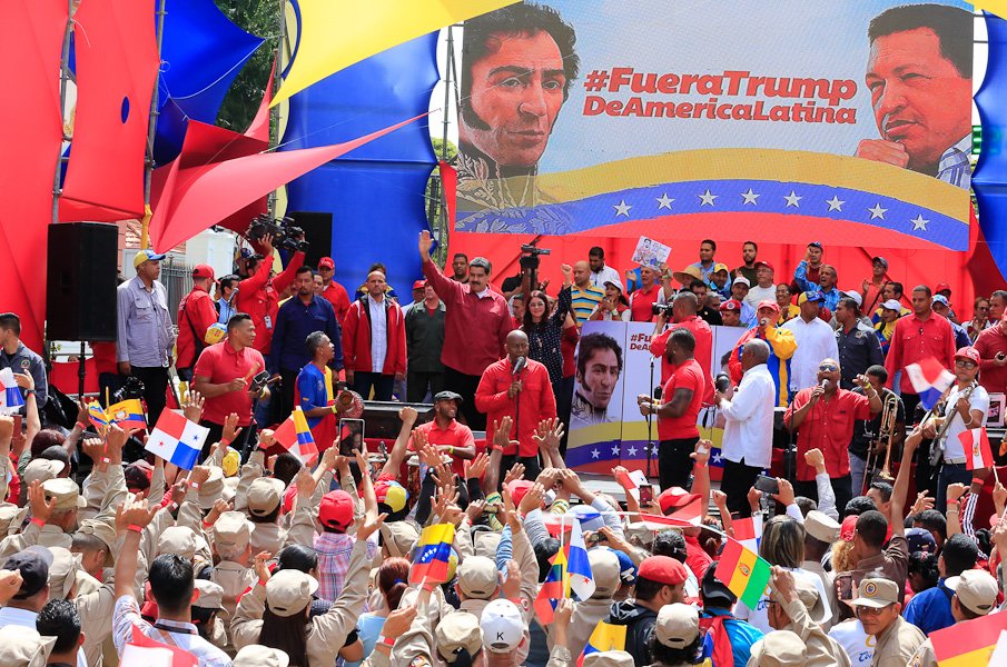 Maduro ordena investigar a &quot;vendepatrias&quot; que &quot;apoyan&quot; amenaza militar de Trump
