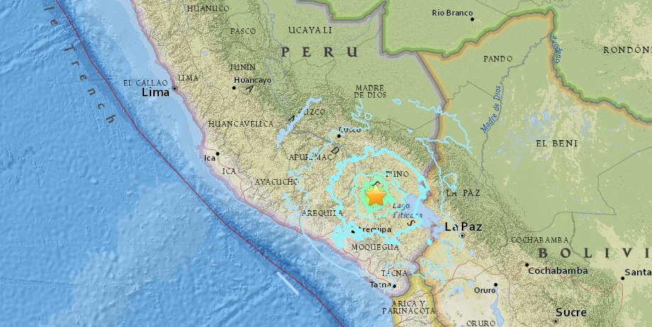 Al menos 48 viviendas afectadas por sismo de 5,5 en el sur de Perú