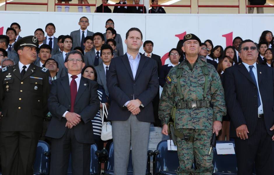 Quito celebró el día del Escudo en la Tribuna Sur