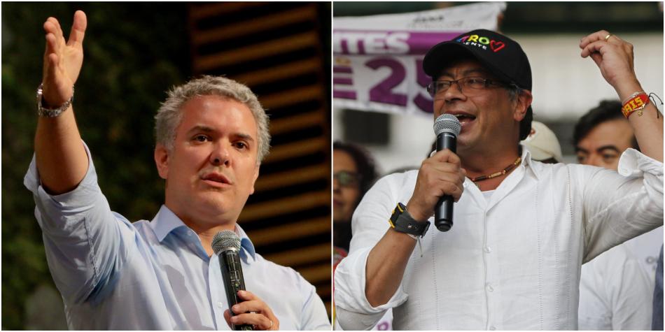 Colombia: Duque y Petro correrán por presidencia