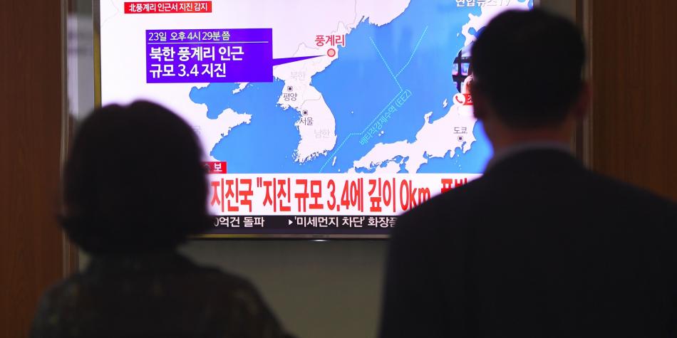 Sismo en Corea del Norte probablemente réplica de test nuclear previo (experto)