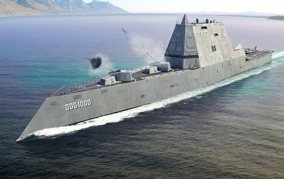 EE.UU. presenta buque destructor de última tecnología para conflictos