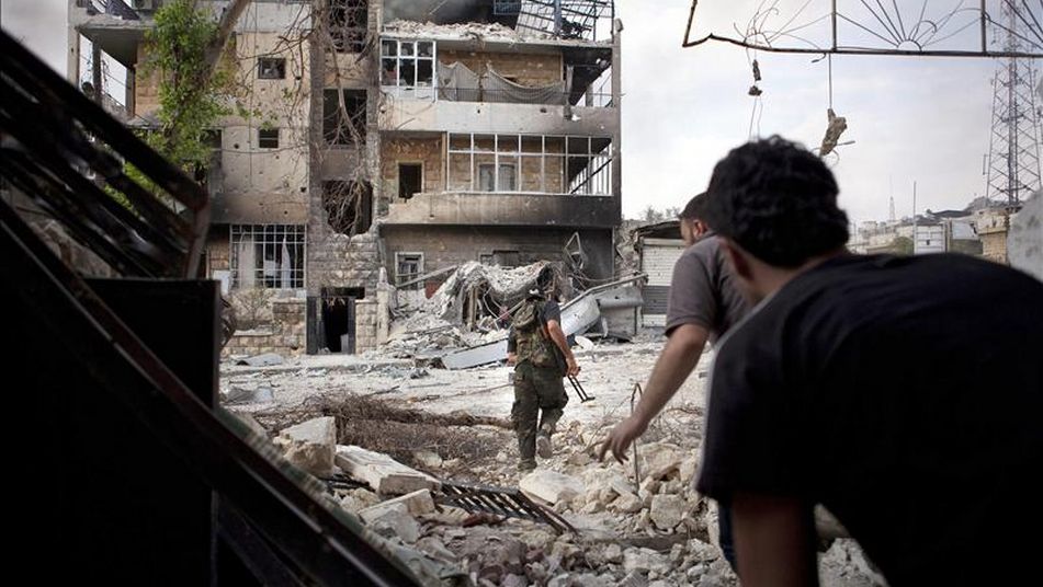 Trece niños muertos en el bombardeo de un barrio rebelde de Damasco