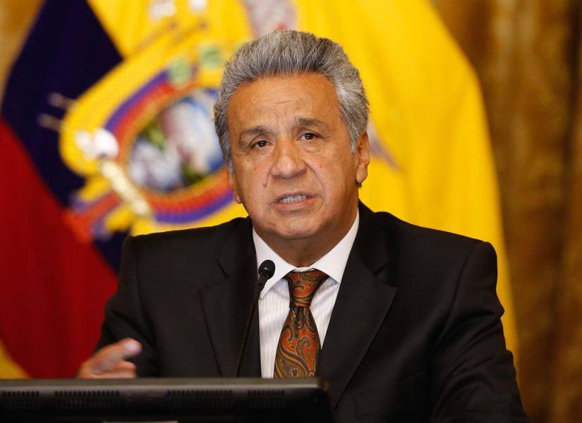 Presidente de la República, Lenín Moreno, en reunión con su gabinete de Gobierno